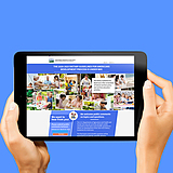 tablet with USDA website open